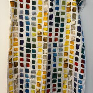 New York Metropolital Museum of Art 100% Silk Scarf